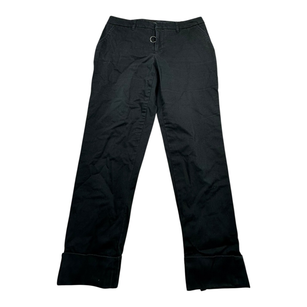 Mossimo Women Black Stretch Cotton Blend Ankle‎ Pants Size 6